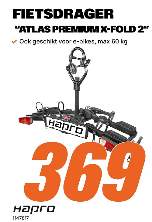 Fietsendrager Atlas Premium X-Fold 2