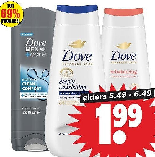 Dove douchegel