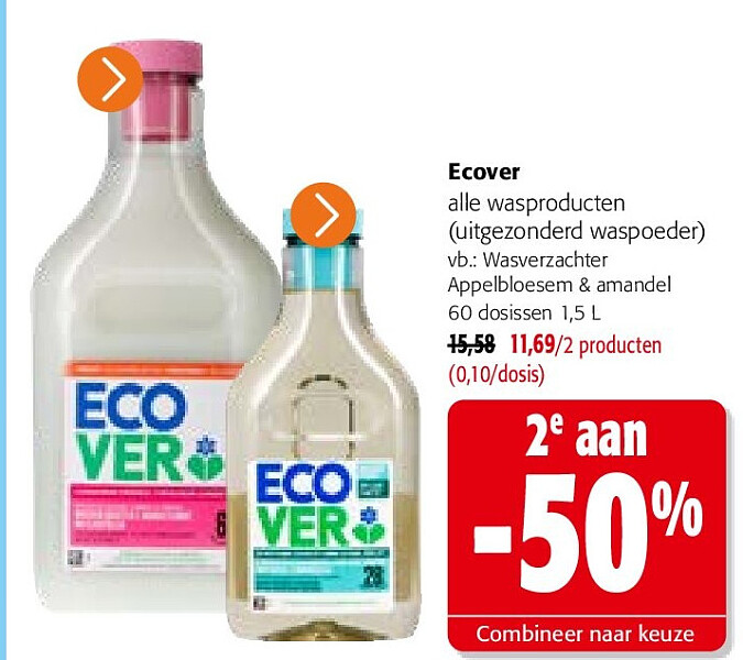 Ecover alle wasproducten