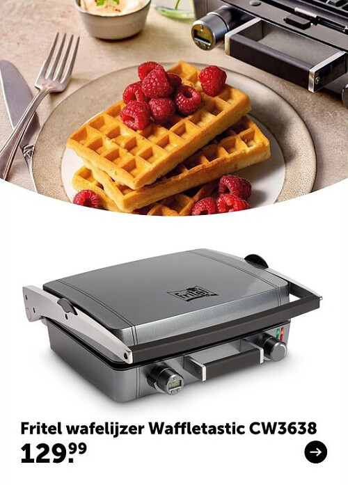Fritel wafelijzer WaffletasticCW3638