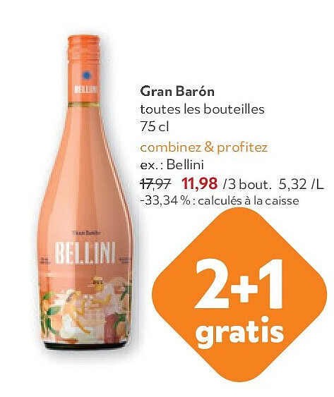 Gran Barón toutes les bouteilles 75 cl