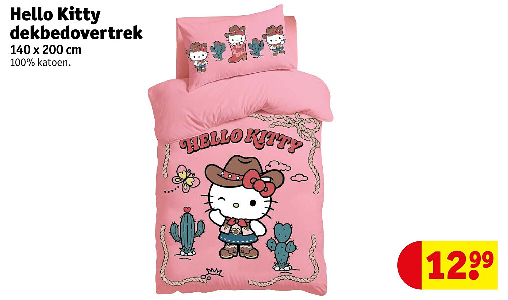 Hello Kitty dekbedovertrek