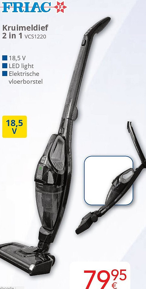 Kruimeldief 2 in 1 VCS1220