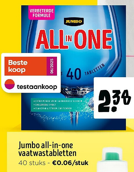 Jumbo all-in-one vaatwastabletten