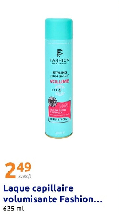 Laque capillaire volumisante Fashion Professional Ultra Strong