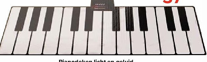 Pianodeken licht en geluid