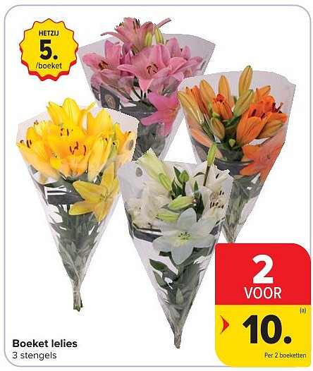 Boeket lelies