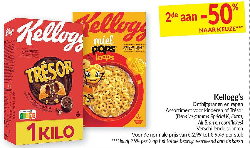 Kellogg’s Ontbijtgranen en repen