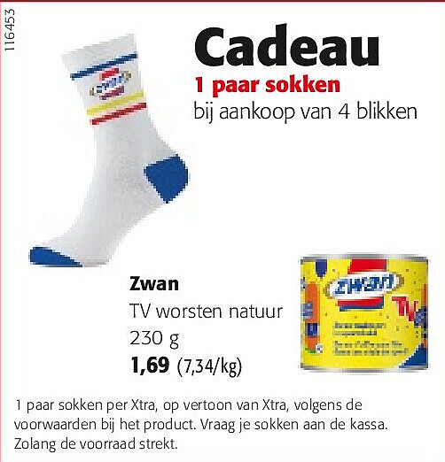 Zwan TV worsten natuur 230 g