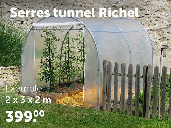 Serres tunnel Richel