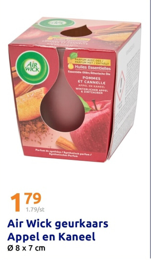 Air Wick geurkaars Appel en Kaneel