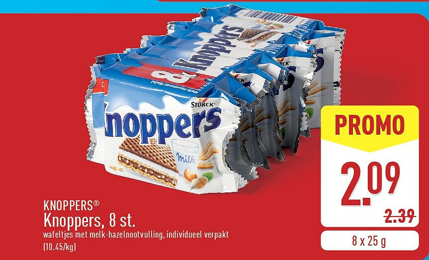 Knoppers, 8 st.