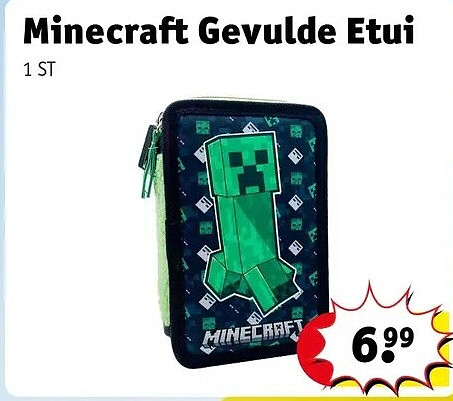 Minecraft Gevulde Etui