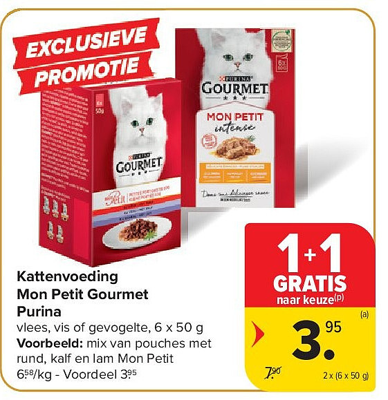Kattenvoeding Mon Petit Gourmet Purina