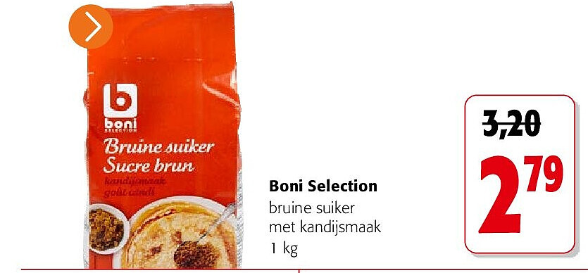 Boni Selection bruine suiker met kandijsmaak 1 kg