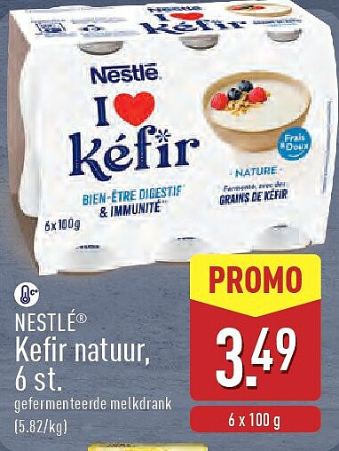 Kefir natuur, 6st.