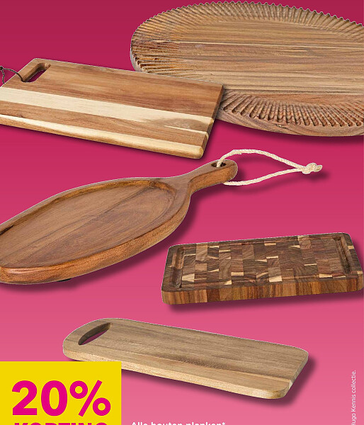 Alle houten planken