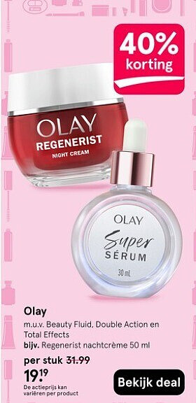 Olay gezichtsverzorging