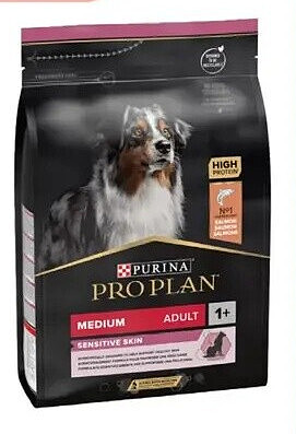 PRO PLAN Brokken Medium adult - sensitive skin 3kg