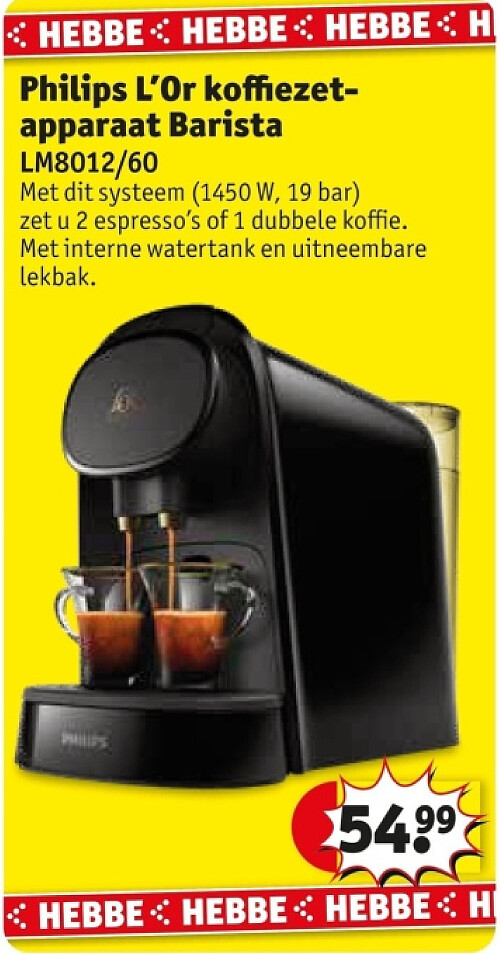 Philips L’Or koffiezetapparaat Barista