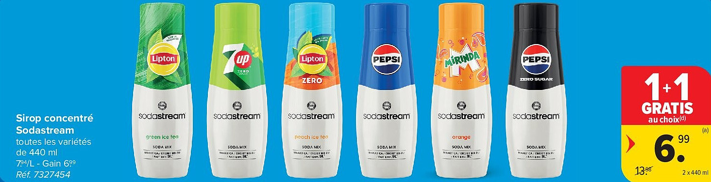 Sirop concentré Sodastream