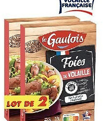 Lot de 2 gésiers ou foies de volaille confits Le Gaulois