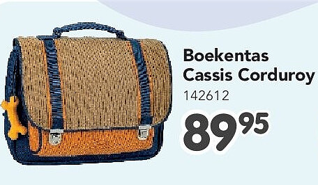 Boekentas Cassis Corduroy 142612