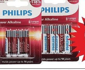 Philips Power alkaline batterijen 4-pack