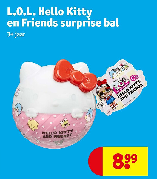 L.O.L. Hello Kitty en Friends surprise bal