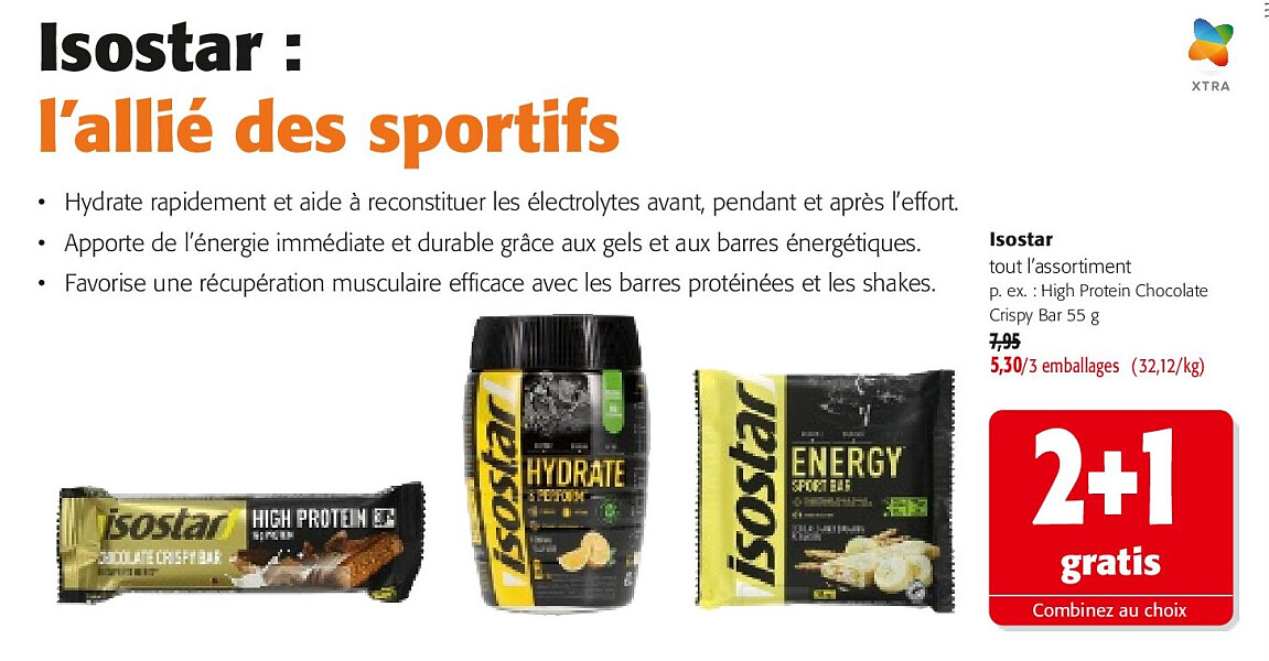 Isostar tout l’assortiment