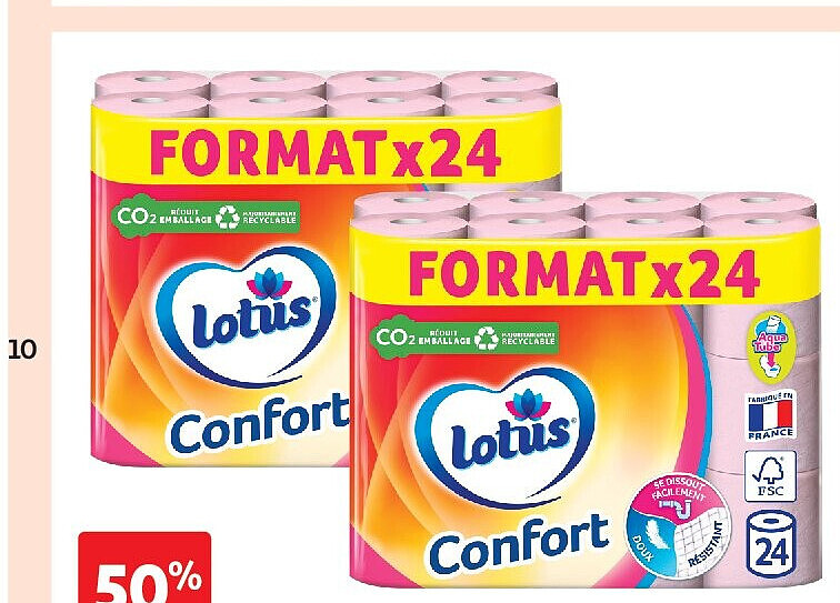 PAPIER TOILETTE LOTUS