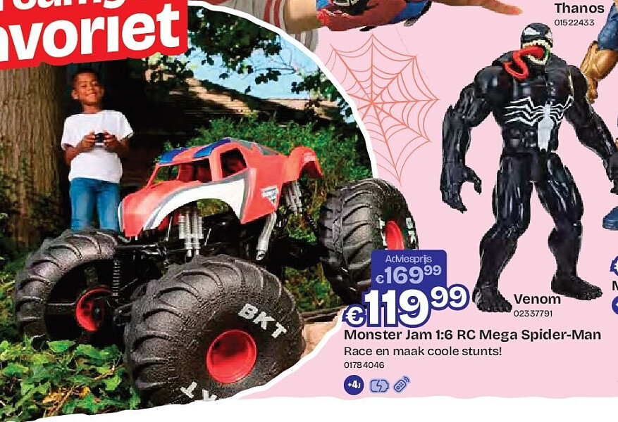 Monster Jam 1:6 RC Mega Spider-Man