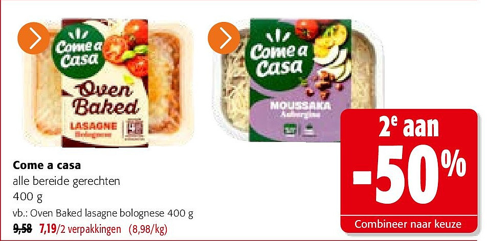Come a casa Oven Baked lasagne bolognese 400 g