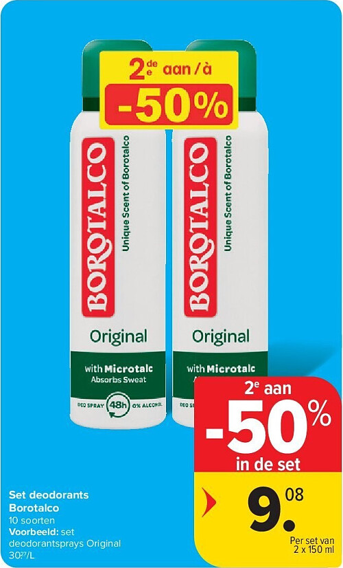 Set deodorants Borotalco