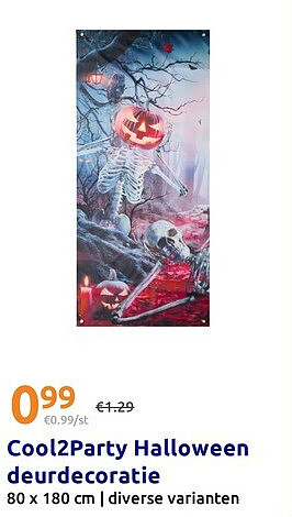 Cool2Party Halloween deurdecoratie