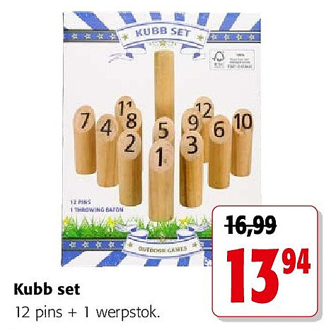 Kubb set