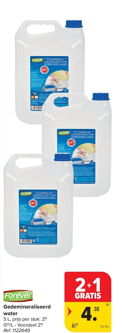 Gedemineraliseerd water