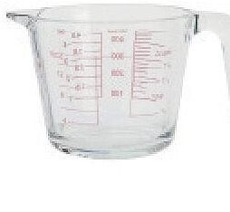 Maatbeker glas 0,5 L, 500°C