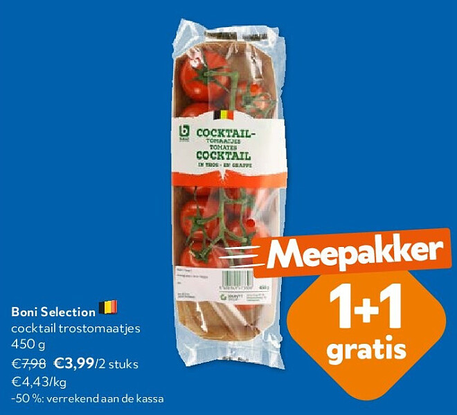 Boni Selection cocktail trostomaatjes 450 g