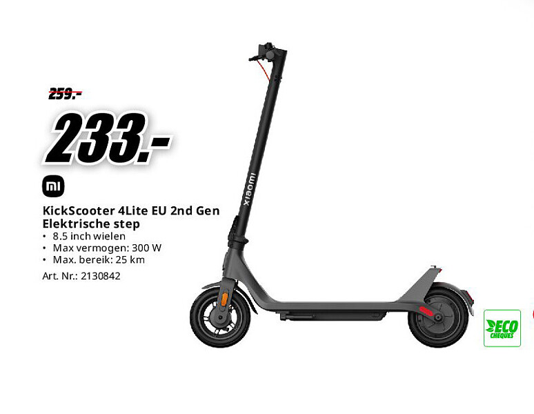 Mi KickScooter 4Lite EU 2nd Gen Elektrische step