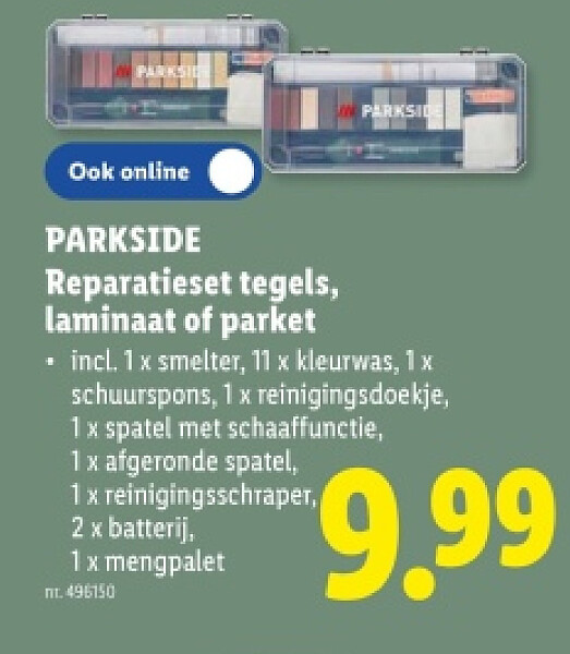Reparatieset tegels, laminaat of parket