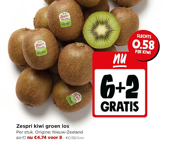 Zespri kiwi groen los