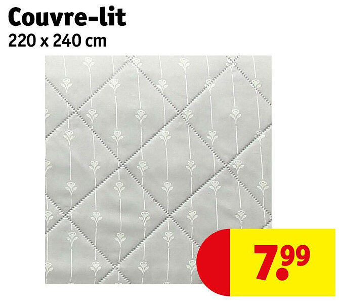 Couvre-lit 220 x 240 cm