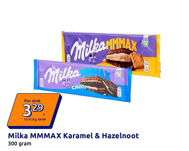 Milka MMMAX Karamel & Hazelnoot