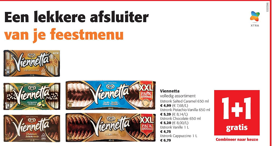 Viennetta IJstronk Salted Caramel 650 ml