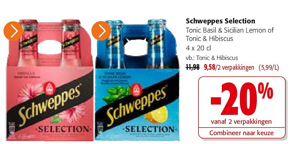 Schweppes Selection Tonic & Hibiscus