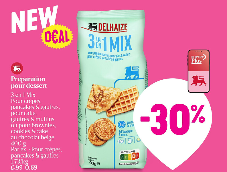 Préparation pour dessert