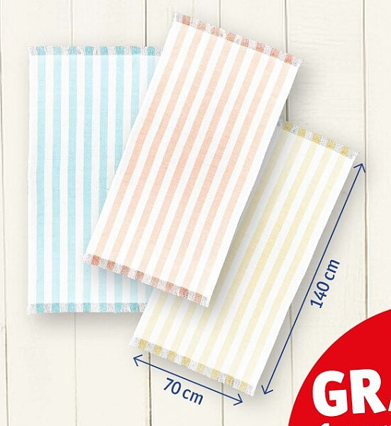 1 serviette de plage