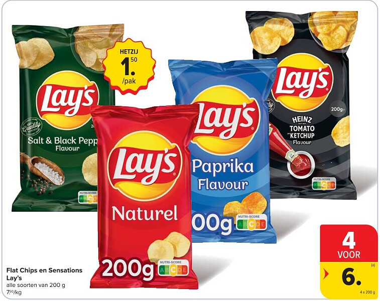 Flat Chips en Sensations Lay’s