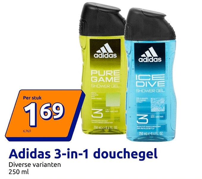 Adidas 3-in-1 douchegel